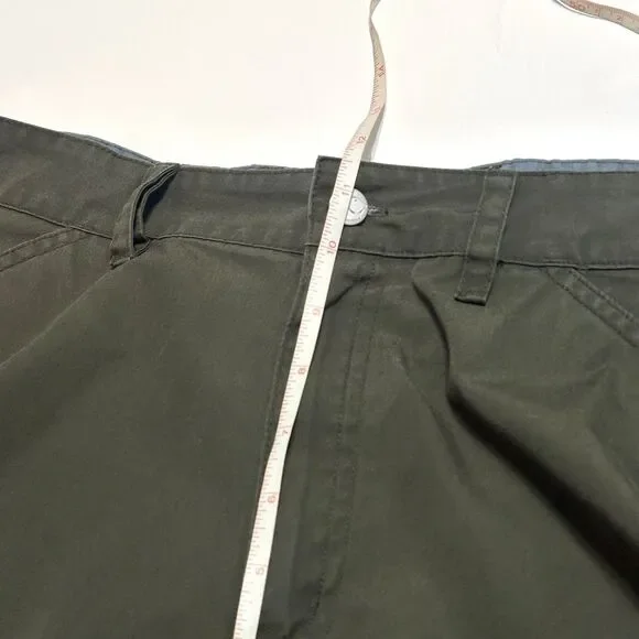 Fjallraven Pants Men 37 Green Greenland Jeans G-1000 Canvas Trouser Hiking 37x28